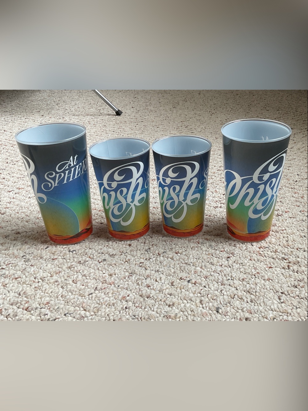 Phish Cups SPHERE LAS VEGAS 2026 APRIL soda tumbler (Set of 4) 2 different sizes